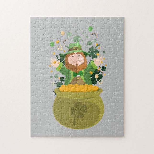 Quebra-cabeça Saint Patrick's Leprechaun (Vertical)