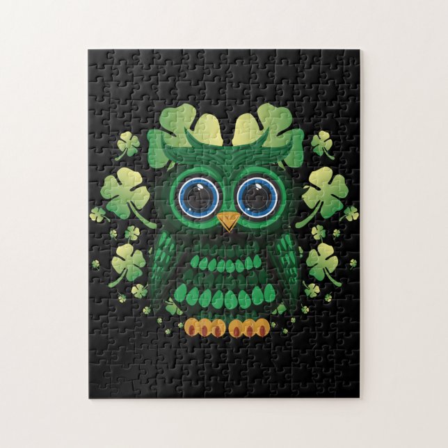 Quebra-cabeça Saint Patrick's Owl (Vertical)