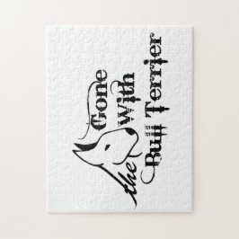 Quebra-cabeça Saiu com os amantes do cão BULL TERRIER