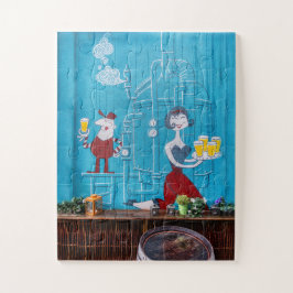 Quebra-cabeça Sala de Beer Cartoon