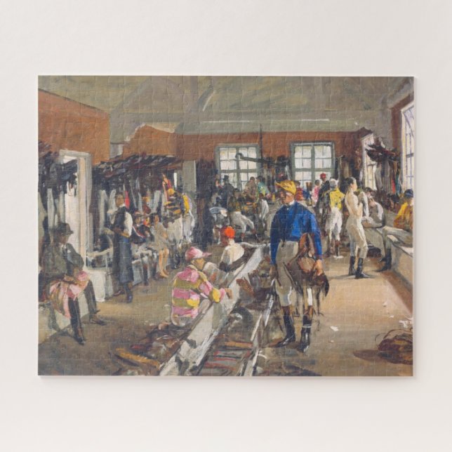 Quebra-cabeça Sala de camas dos Jockeys em Ascot Racecril (Horizontal)