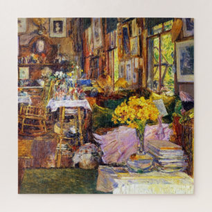 Quebra-cabeça Sala de Flores de Frederick Childe Hassam