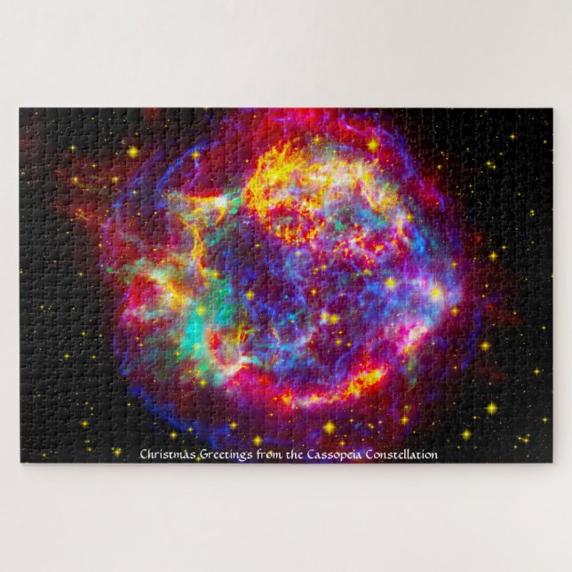 Quebra-cabeça Salas da constelação Cassopeia. Jigsee Puz (Horizontal)