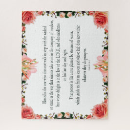 Quebra-cabeça Salm 1, não anda em pé com os malvados,