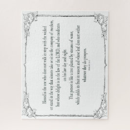 Quebra-cabeça Salm 1, não anda em pé com os malvados,