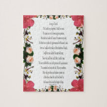 Salm 23, Frame Flor 110 peças - Desafio