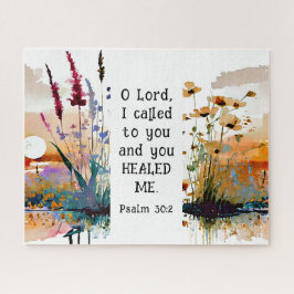 Quebra-cabeça Salmo 30 2 O Senhor Chorei para você e você me cur