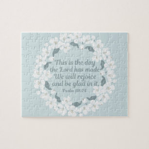 Quebra-cabeça Salmo Cristão Inspiracional 118:24