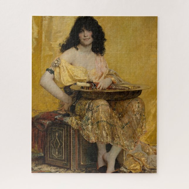 Quebra-cabeça Salomé (Retrato feminino) (por Henri Regnault) (Vertical)