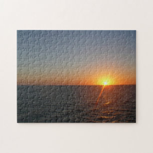 Quebra-cabeça Salto do Sol no Mar III Horizonte Oceano