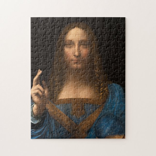 Quebra-cabeça Salvator Mundi por Leonardo da Vinci (Vertical)