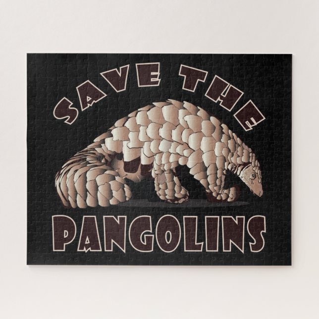 Quebra-cabeça Salve Os Pangolins (Horizontal)