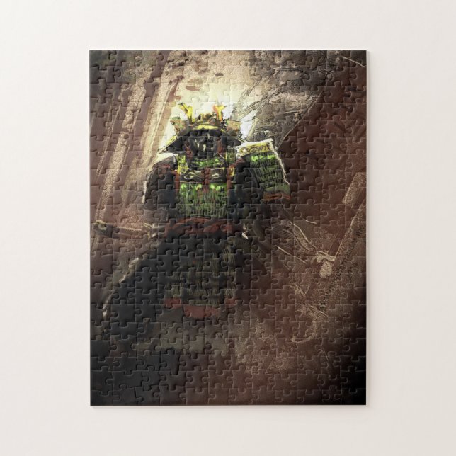 Quebra-cabeça samurai art (Vertical)