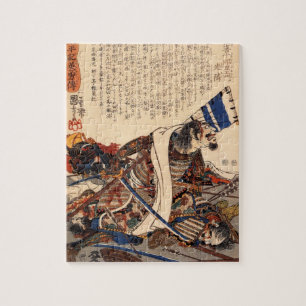Quebra-cabeça Samurai na guerra cerca dos 1800s
