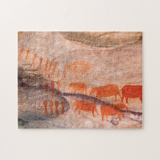Quebra-cabeça San, Arte Rupestre Bushman, Cederberg Wilderness (Horizontal)
