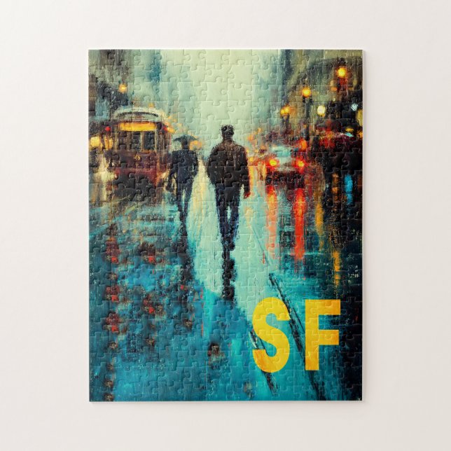Quebra-cabeça San Francisco Travel Poster (Vertical)