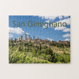Quebra-cabeça San Gimignano Toscânia Itália Panorama Souvenir