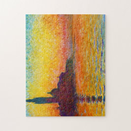 Quebra-cabeça San Giorgio Maggiore em Dusk Claude Monet