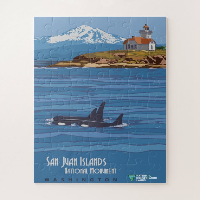 Quebra-cabeça San Juan Islands National Monument Poster (Vertical)