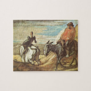 Quebra-cabeça Sancho Panza, Don Quixote por Honore Daumier