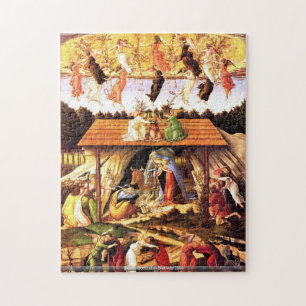 Quebra-cabeça Sando Botticelli - natividade 1500