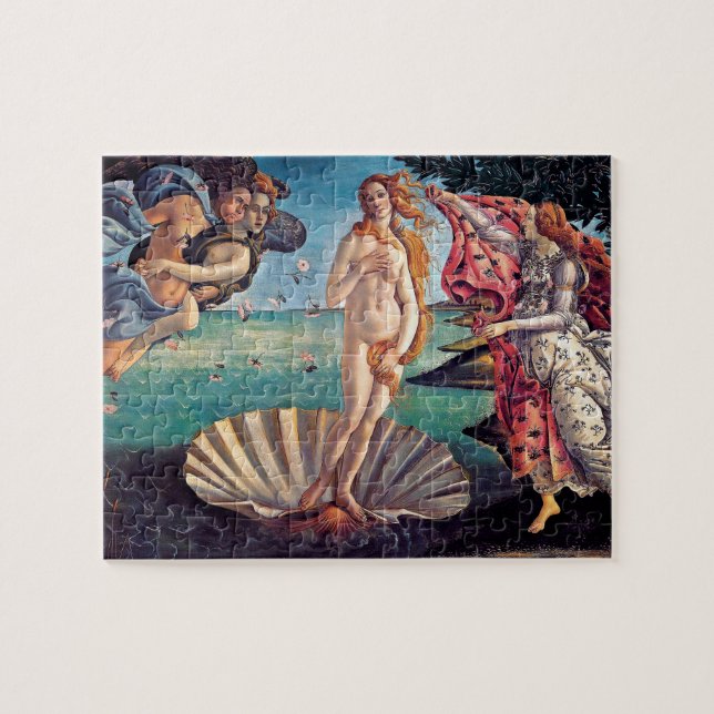 Quebra-cabeça Sandro Botticelli - O Nascimento de Vênus - Arte E (Horizontal)