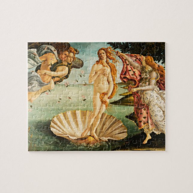 Quebra-cabeça Sandro Botticelli O Nascimento de Vênus Belas Arte (Horizontal)