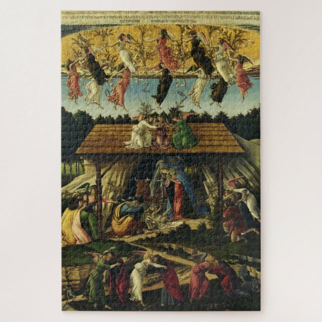 Quebra-cabeça Sandro Botticelli - O Nascimento Místico – Arte Er (Vertical)