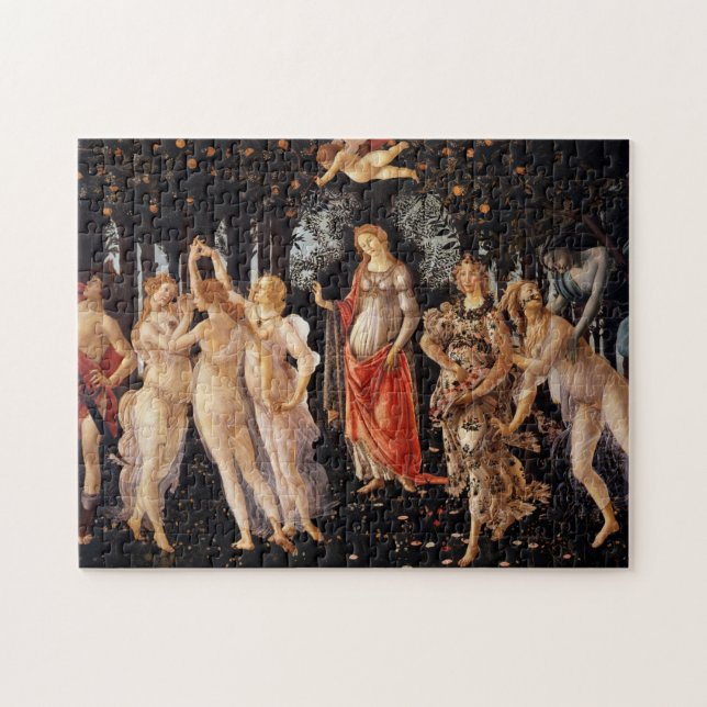 Quebra-cabeça Sandro Botticelli Primavera Fine Art (Horizontal)