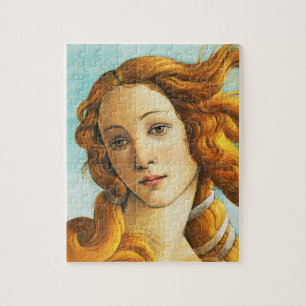 Quebra-cabeça Sandro Botticelli The Birth of Venus Face Detail