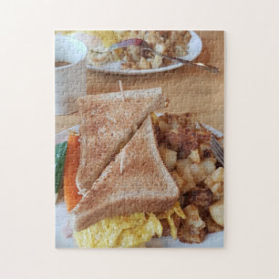 Quebra-cabeça Sanduíche do Café da Manhã Hashbrowna Foodie