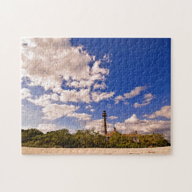 Quebra-cabeça Sanibel Island Blue Skies - 11x14 - 252 pcs. (Horizontal)