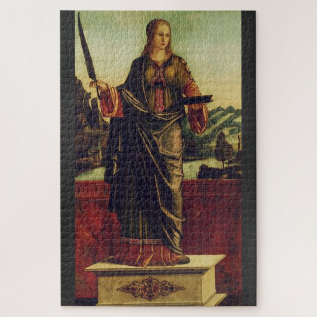 Quebra-cabeça Santa Anastácia de Roma Arte Premium (Vertical)