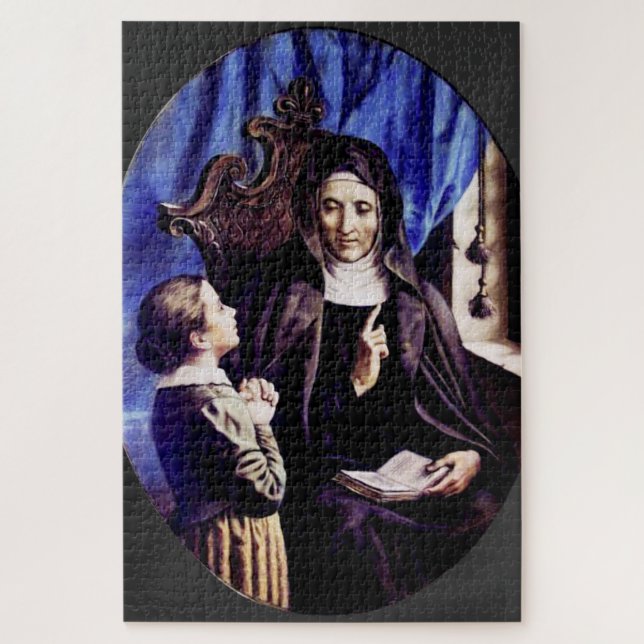 Quebra-cabeça Santa Ângela Mérici Padroeira dos Educadores e  (Vertical)