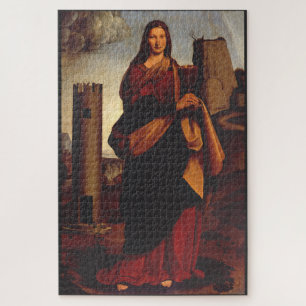 Quebra-cabeça Santa Bárbara por Giovanni Antonio Boltraffio