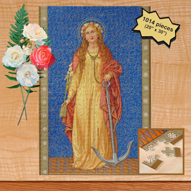 Quebra-cabeça Santa Filomena com Âncora (SNV 051) (Criador carregado)