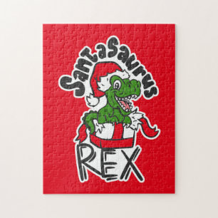 Quebra-cabeça Santasaurus Rex