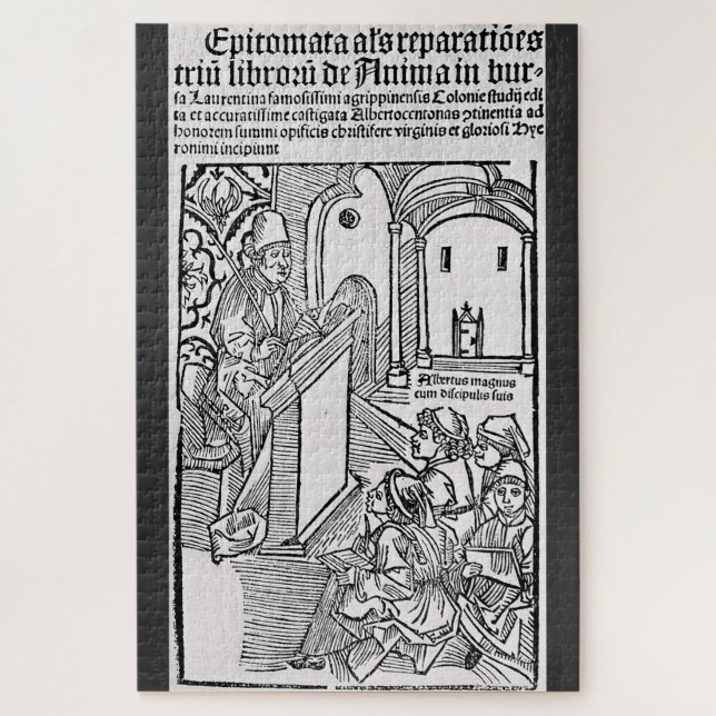 Quebra-cabeça Santo Alberto Magno Doutor Universal da Arte (Vertical)