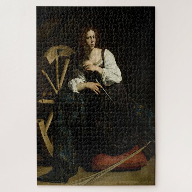 Quebra-cabeça Santo Catherine de Alexandria (1597) apresentada p (Vertical)