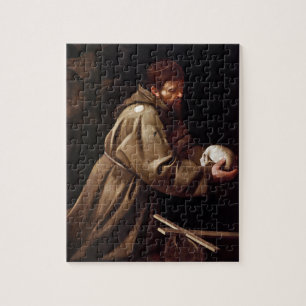 Quebra-cabeça Santo Francis na oração - Caravaggio