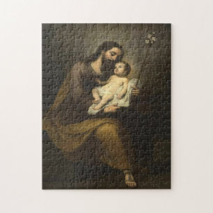 Quebra-cabeça Santo Joseph com Criança