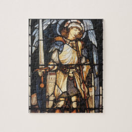 Quebra-cabeça Santo Michael por Sir Edward Coley Burne-Jones