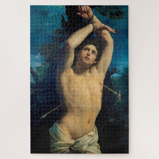 Quebra-cabeça Santo Sebastian (Rua. Sebastian), Guido Reni (Vertical)