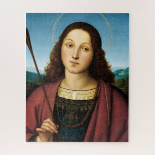 Quebra-cabeça Santo Sebastian, San Sebastiano por Raphael