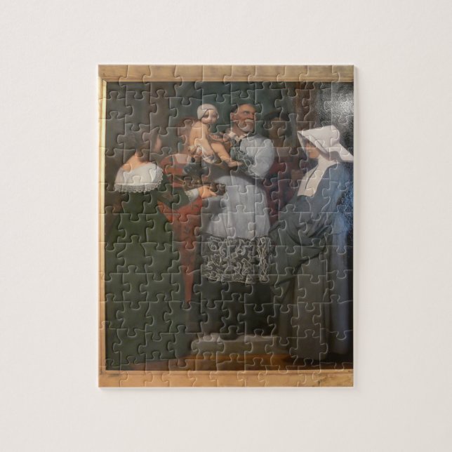 Quebra-cabeça Santo Vincent de Jean-Leon Gerome- de Paule (Vertical)