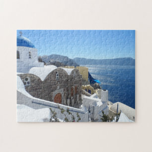 Quebra-cabeça Santorini, piscina