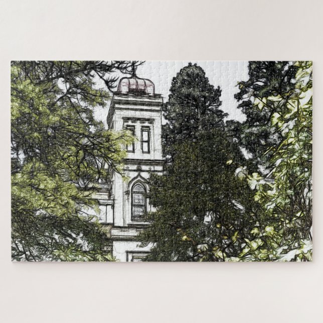 Quebra-cabeça Santuário entre as árvores (Horizontal)