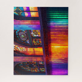 Quebra-cabeça Santuário | Rainbow Church Interior