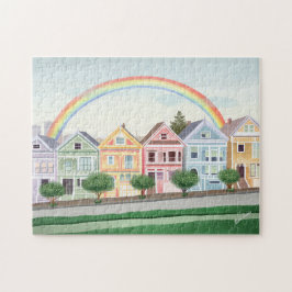 Quebra-cabeça São Francisco Pastel pintou damas