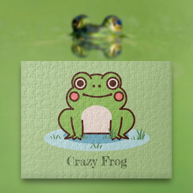 Quebra-cabeça Sapo (Cute Frog Puzzle)